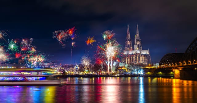 Rhine in Flames: Fireworks Nights on the River from Frankfurt