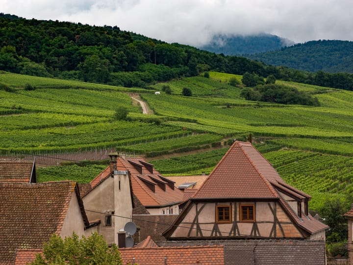 Alsace Wine Route, Frankreich